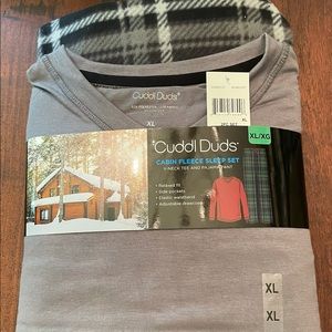 Cuddl Duds Cabin Fleece Men’s Sleep Set